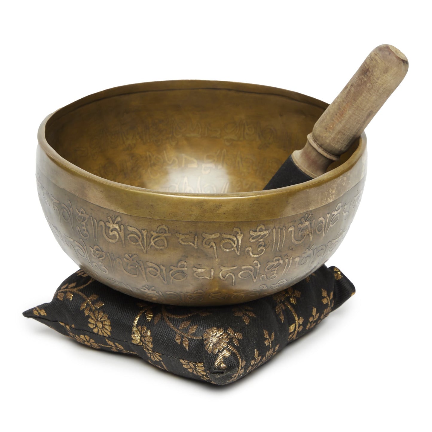 Handcrafted Tibetan Singing Bowl with Sacred Mantra – Om Mani Padme Hum