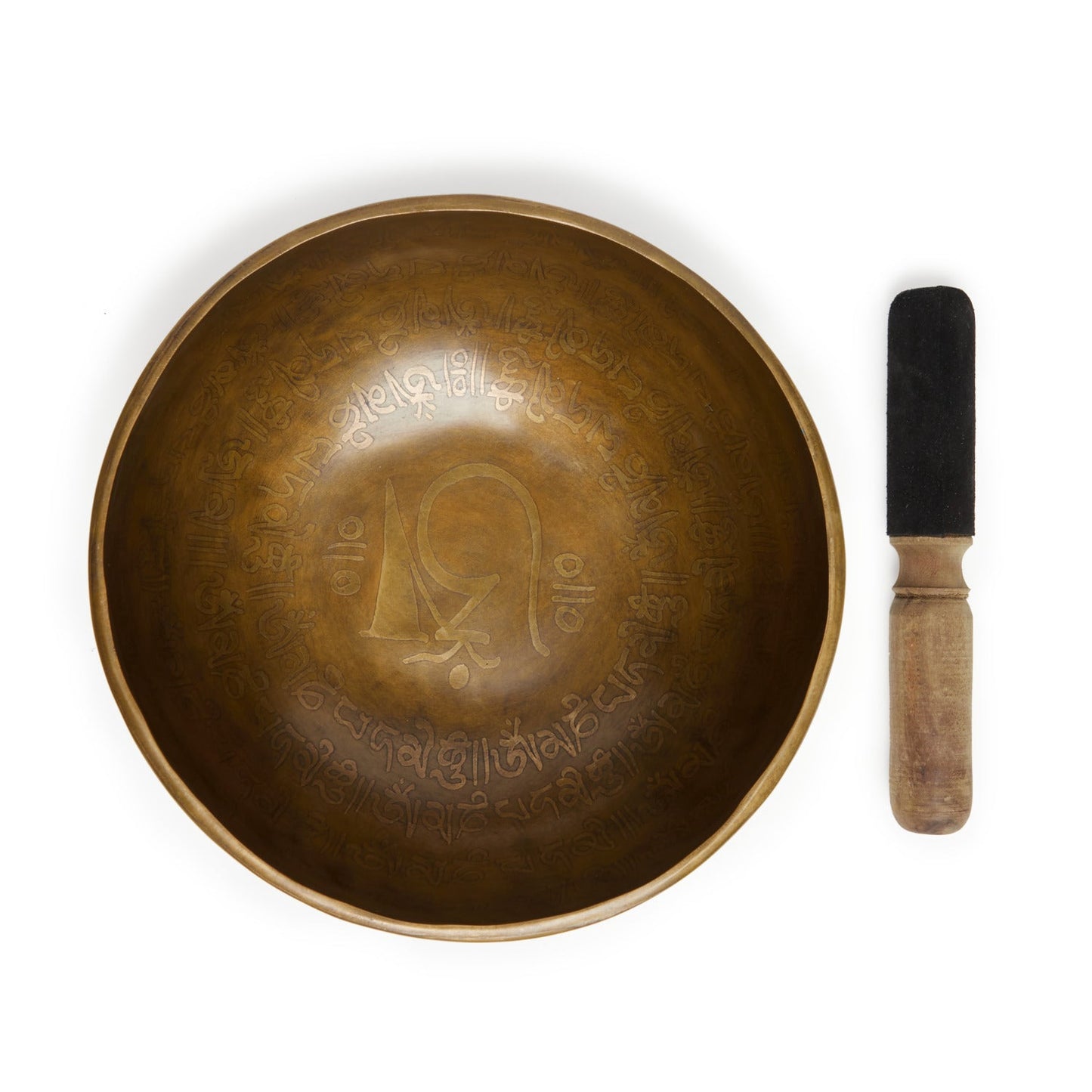 Handcrafted Tibetan Singing Bowl with Sacred Mantra – Om Mani Padme Hum