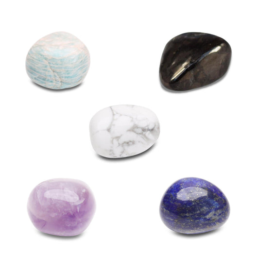 Anti-Stress and Anxiety Crystal Kit – 5 Healing Stones for Inner Peace