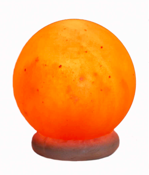 SOLD OUT -  Spherical Himalayan Salt Lamp – Natural Ionizer & Relaxing Glow