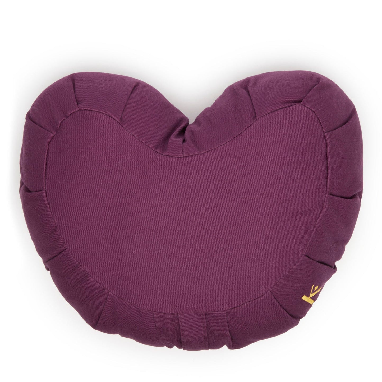 Plum Heart Zafu Cushion (Cotton/Kapok) – For Mindful Meditation