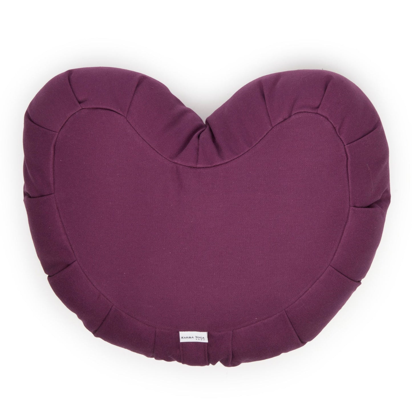 Plum Heart Zafu Cushion (Cotton/Kapok) – For Mindful Meditation