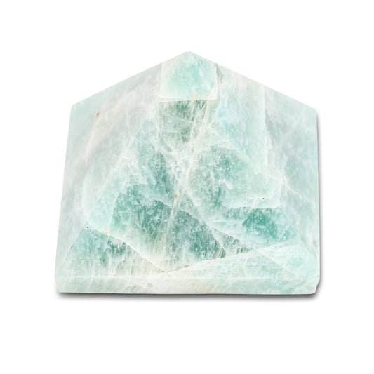 Amazonite Energy Amplifying Pyramid – Radiate Positivity and Calm