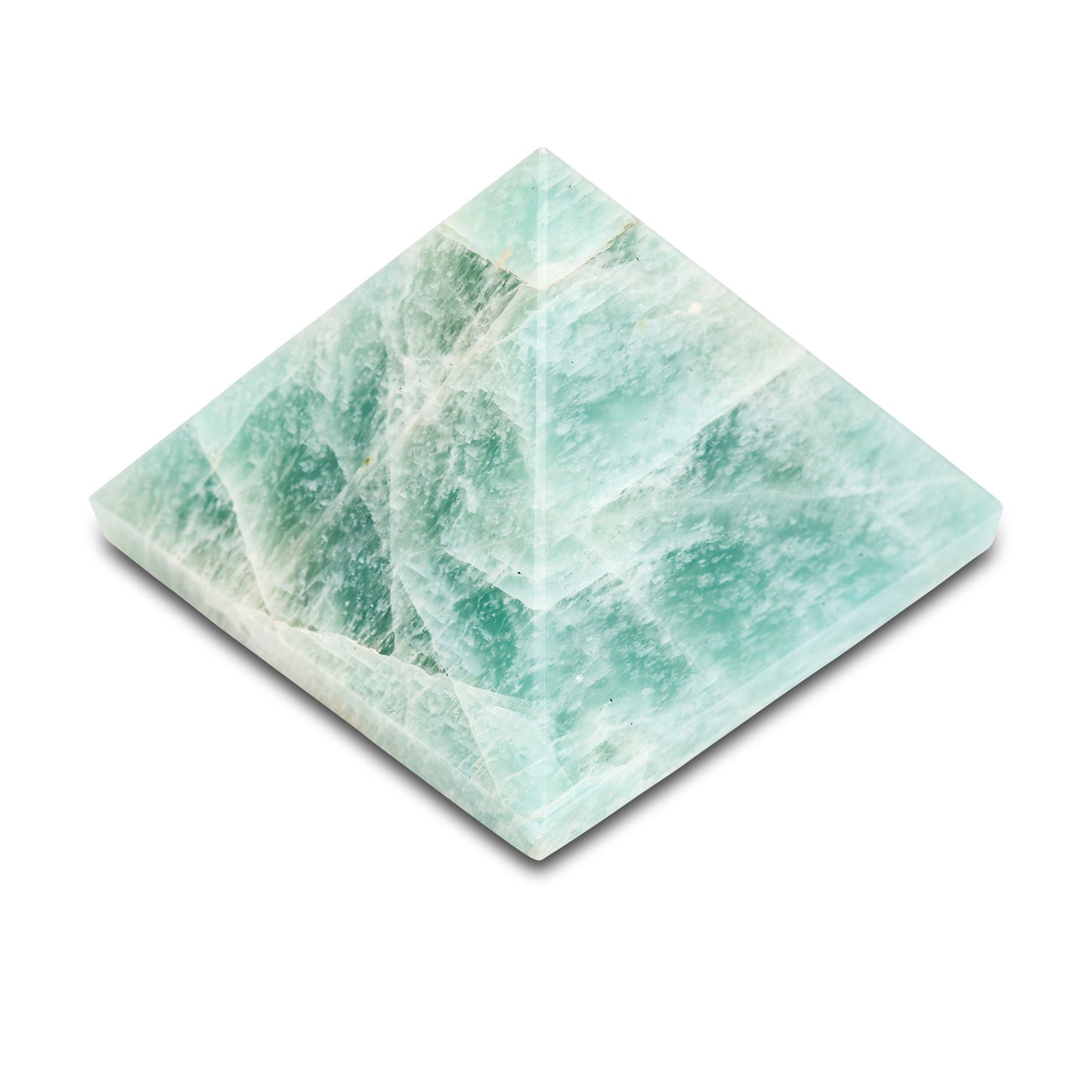 Amazonite Energy Amplifying Pyramid – Radiate Positivity and Calm