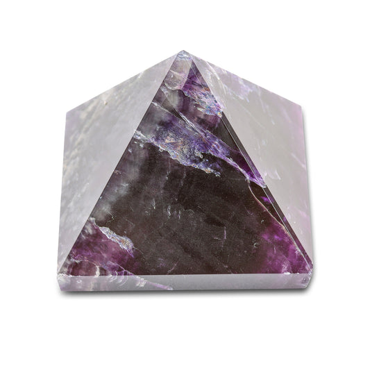 Rainbow Fluorite Pyramid – Clarity, Energy, and Balance