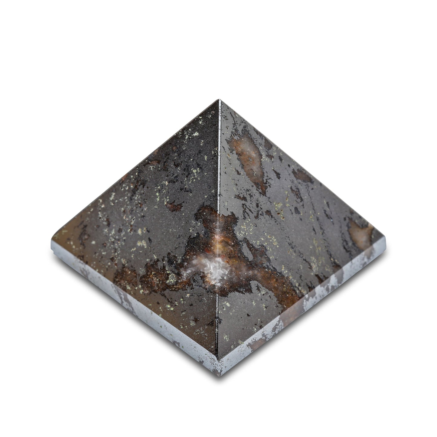 Hematite Pyramid – Strength and Grounding